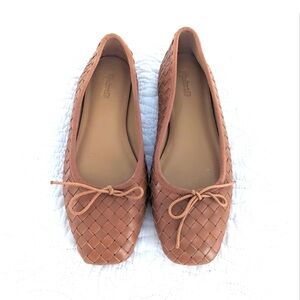 Madewell Woven Leather Ballet Flats